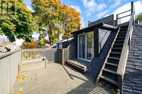 3/F - 524 Markham Street N, Toronto, ON - Outdoor With Deck Patio Veranda With Exterior