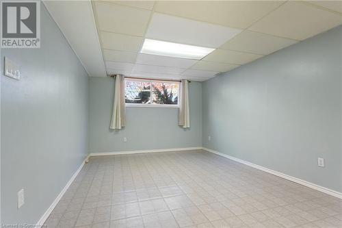 Unfurnished room with a drop ceiling - 118 Oak Street, Simcoe, ON 