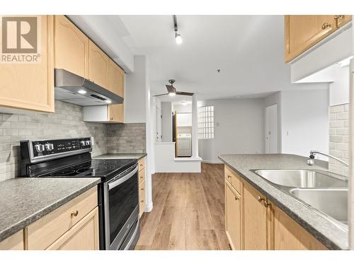 3221 Centennial Drive Unit# 210, Vernon, BC - Indoor Photo Showing Kitchen With Double Sink