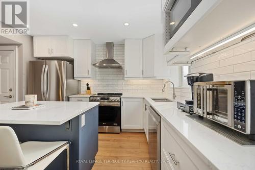 66 Cliff Street, Toronto, ON - Indoor Photo Showing Kitchen With Stainless Steel Kitchen With Double Sink With Upgraded Kitchen