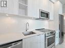 2904 - 30 Ordnance Street, Toronto, ON  - Indoor Photo Showing Kitchen With Stainless Steel Kitchen With Upgraded Kitchen 