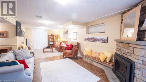 152 Copeland Street, Belmont, ON - Indoor Photo Showing Living Room With Fireplace