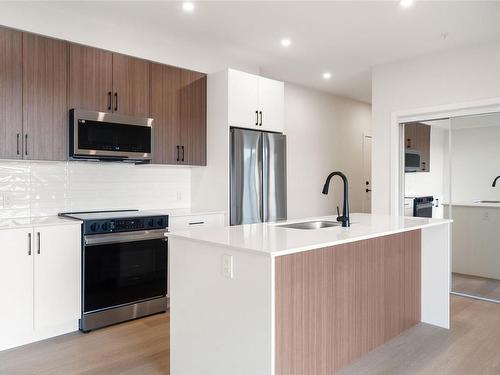 504-2770 Winster Rd, Langford, BC - Indoor Photo Showing Kitchen With Upgraded Kitchen