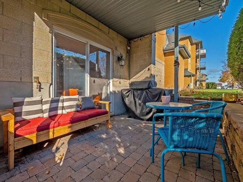 Terrasse - 102-4665 Av. Colomb, Brossard, QC - Outdoor With Deck Patio Veranda With Exterior