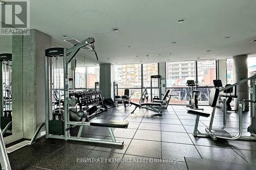 3303 - 390 Cherry Street, Toronto, ON - Indoor Photo Showing Gym Room