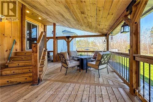 1116 French Settlement Road, North Grenville, ON - Outdoor With Deck Patio Veranda With Exterior