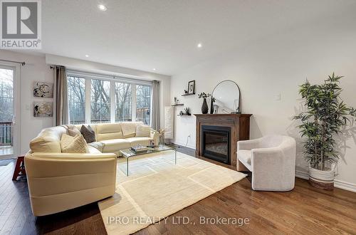 109 Auckland Drive, Whitby, ON - Indoor Photo Showing Living Room With Fireplace