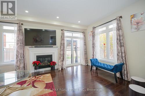 26 Interlude Drive, Brampton, ON - Indoor Photo Showing Living Room With Fireplace