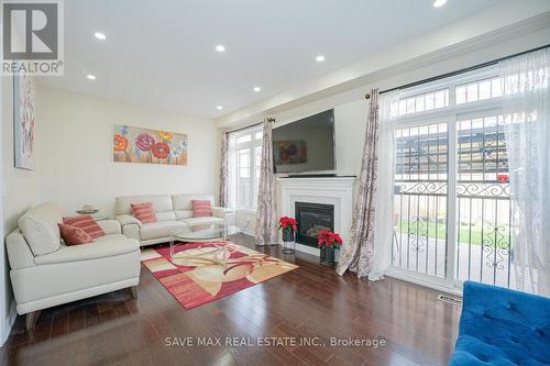 26 Interlude Drive, Brampton, ON - Indoor Photo Showing Living Room With Fireplace