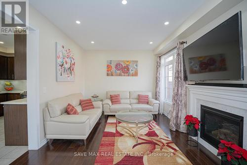 26 Interlude Drive, Brampton, ON - Indoor Photo Showing Living Room With Fireplace