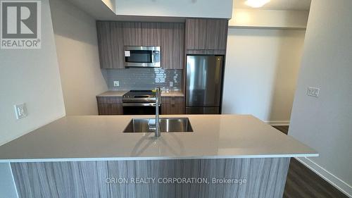 1705 - 4130 Parkside Village Drive, Mississauga, ON - Indoor Photo Showing Kitchen With Double Sink