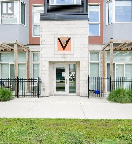 View of exterior entry - 253 Albert Street N Unit# 104, Waterloo, ON - Outdoor With Facade