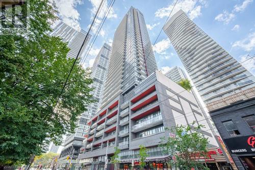 505 - 159 Dundas Street E, Toronto, ON - Outdoor With Balcony With Facade