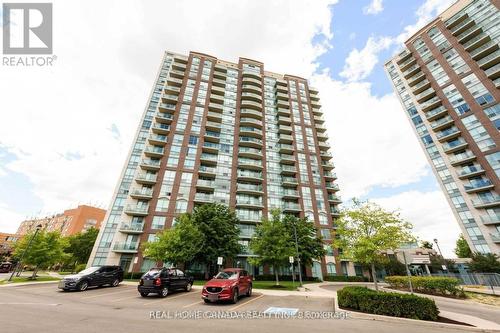 1406 - 4879 Kimbermount Avenue, Mississauga, ON - Outdoor With Balcony With Facade