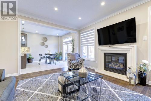 22 Kawana Road W, Brampton, ON - Indoor Photo Showing Living Room With Fireplace