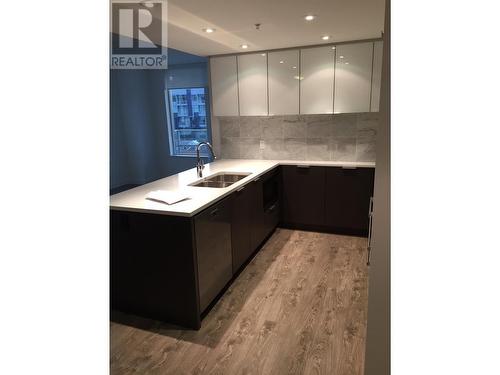 317 110 Switchmen Street, Vancouver, BC - Indoor Photo Showing Kitchen With Double Sink