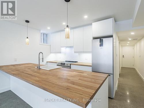 Lower - 311 Wallace Avenue, Toronto, ON - Indoor Photo Showing Kitchen With Upgraded Kitchen