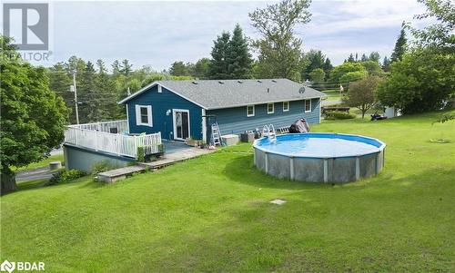 1492 County Road 5, Frankford, ON - Outdoor With Above Ground Pool With Backyard