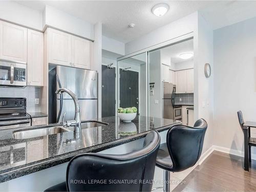 1206-225 Sherway Gardens Rd, Toronto, ON - Indoor Photo Showing Kitchen With Double Sink With Upgraded Kitchen