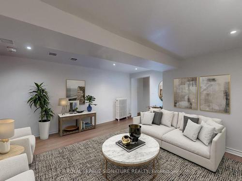 Bsmt-553 Euclid Ave, Toronto, ON - Indoor Photo Showing Living Room