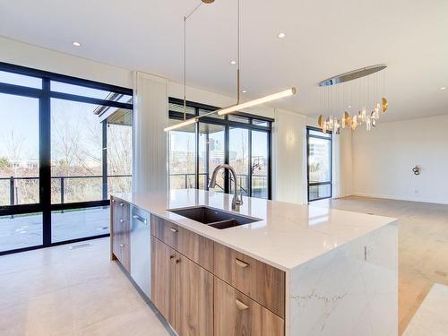 Cuisine - 7395 Rue Latouche, Brossard, QC - Indoor Photo Showing Kitchen With Double Sink