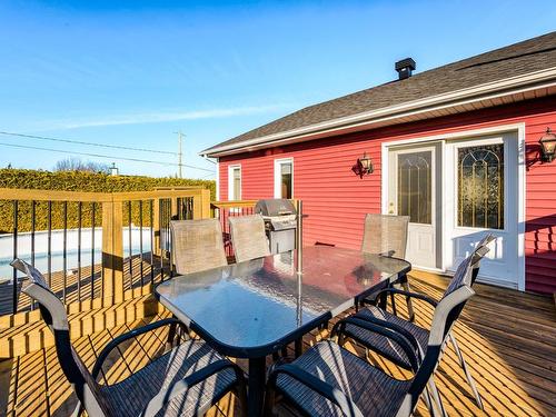 Balcon - 516 Rue Des Cerisiers, Coaticook, QC - Outdoor With Deck Patio Veranda With Exterior