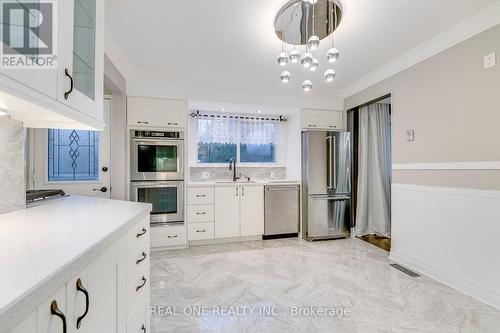 350 Trafalgar Court, Burlington, ON - Indoor Photo Showing Kitchen With Stainless Steel Kitchen