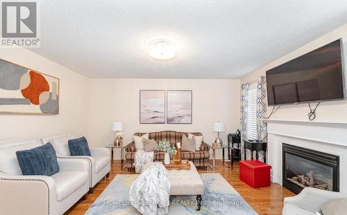 33 Bloom Drive, Brampton, ON - Indoor Photo Showing Living Room With Fireplace