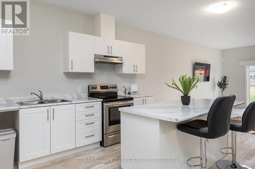 34 Bounty Avenue, Thorold (560 - Rolling Meadows), ON - Indoor Photo Showing Kitchen With Double Sink