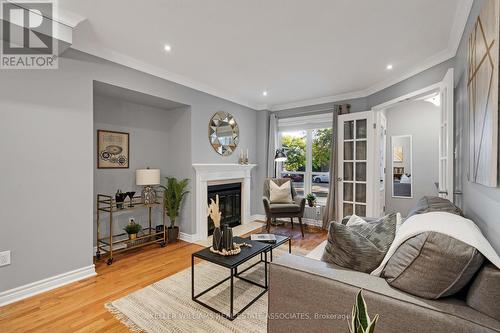 1321 Valerie Crescent, Oakville, ON - Indoor Photo Showing Living Room With Fireplace