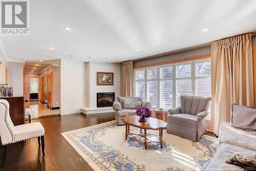 15 Shasta Drive, Vaughan, ON - Indoor Photo Showing Living Room With Fireplace