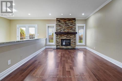 9153 Eighth Line, Halton Hills, ON - Indoor Photo Showing Living Room With Fireplace