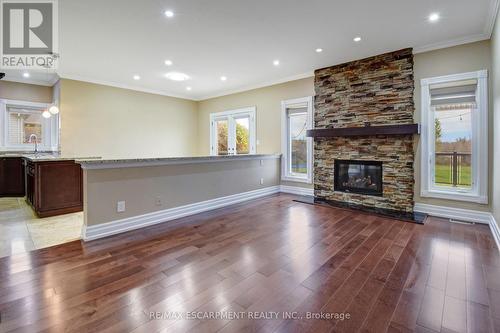 9153 Eighth Line, Halton Hills, ON - Indoor Photo Showing Living Room With Fireplace