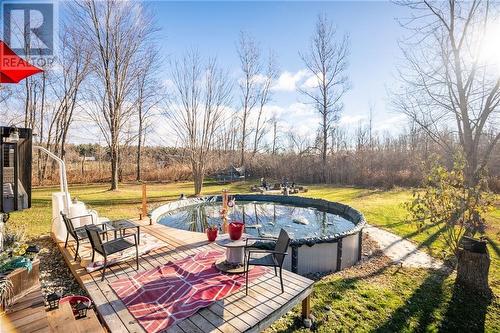 16214 Northfield Road, Lunenburg, ON - Outdoor With Above Ground Pool