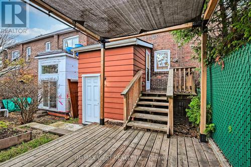 427 Strathmore Boulevard, Toronto, ON - Outdoor With Deck Patio Veranda