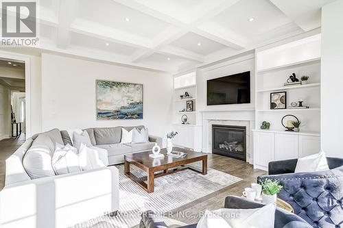 157 Klein Mills Road, Vaughan, ON - Indoor Photo Showing Living Room With Fireplace