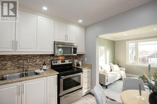 Main - 551 Barnaby Street, Hamilton, ON - Indoor Photo Showing Kitchen With Double Sink With Upgraded Kitchen