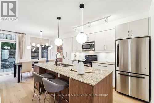 365B Roehampton Avenue, Toronto, ON - Indoor Photo Showing Kitchen With Stainless Steel Kitchen With Double Sink With Upgraded Kitchen