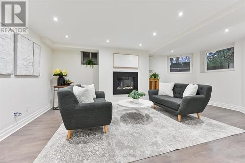 6 Lyall Avenue, Toronto, ON - Indoor Photo Showing Living Room With Fireplace