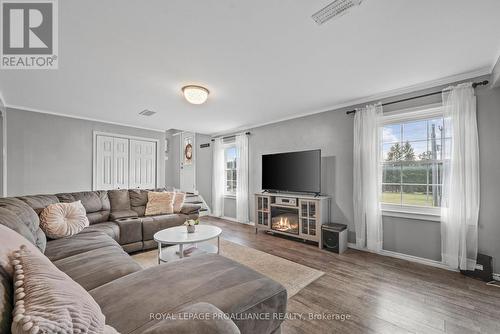 1492 County Rd 5, Quinte West, ON - Indoor Photo Showing Living Room With Fireplace