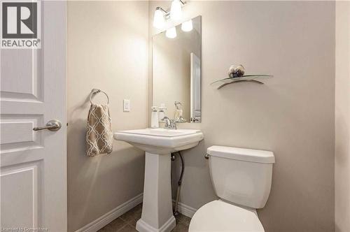 Bathroom featuring tile patterned floors and toilet - 243 Greenwater Place Unit# Upper, Kitchener, ON - Indoor Photo Showing Bathroom