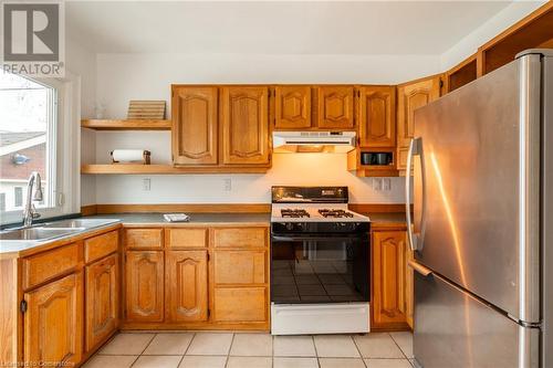 53 Tuxedo Avenue S, Hamilton, ON - Indoor Photo Showing Kitchen With Double Sink