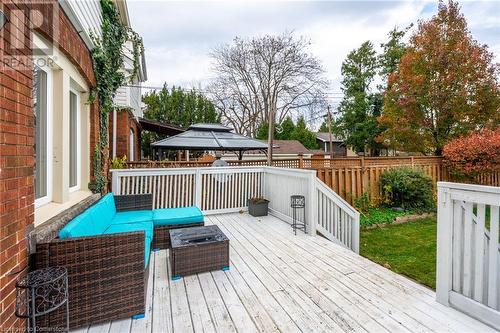 Backyard Deck - 53 Tuxedo Avenue S, Hamilton, ON - Outdoor With Deck Patio Veranda With Exterior