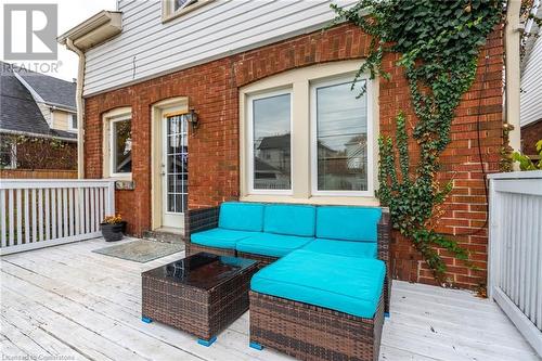 Backyard Deck - 53 Tuxedo Avenue S, Hamilton, ON - Outdoor With Deck Patio Veranda With Exterior