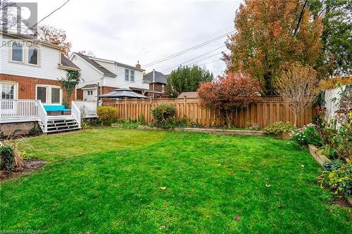 Backyard - 53 Tuxedo Avenue S, Hamilton, ON - Outdoor With Deck Patio Veranda