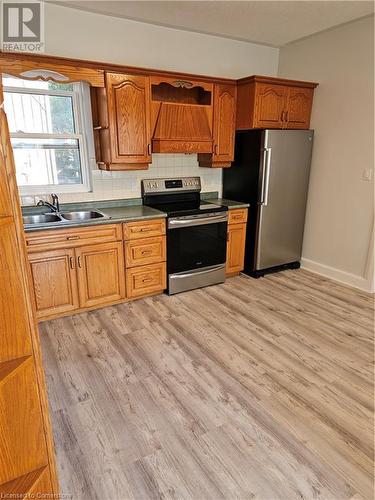 28 Beale Street, Woodstock, ON - Indoor Photo Showing Kitchen With Double Sink