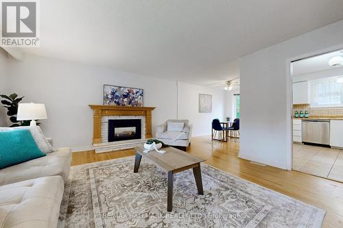 690 Adelaide Avenue E, Oshawa, ON - Indoor Photo Showing Living Room With Fireplace