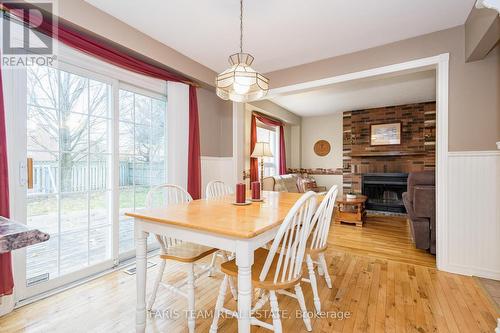 186 Hanmer Street W, Barrie, ON - Indoor Photo Showing Dining Room With Fireplace