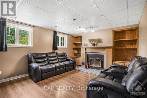 17372 Cameron Road, South Stormont, ON - Indoor With Fireplace