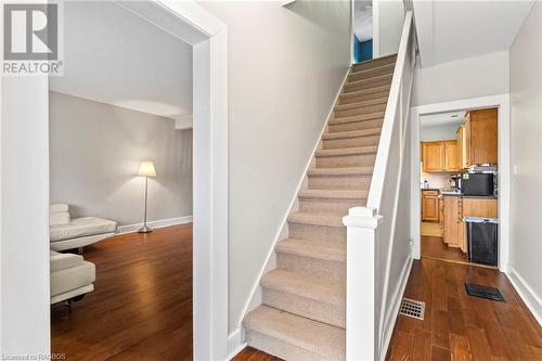 Stairway to upstairs - 595 11Th Avenue, Hanover, ON - Indoor Photo Showing Other Room